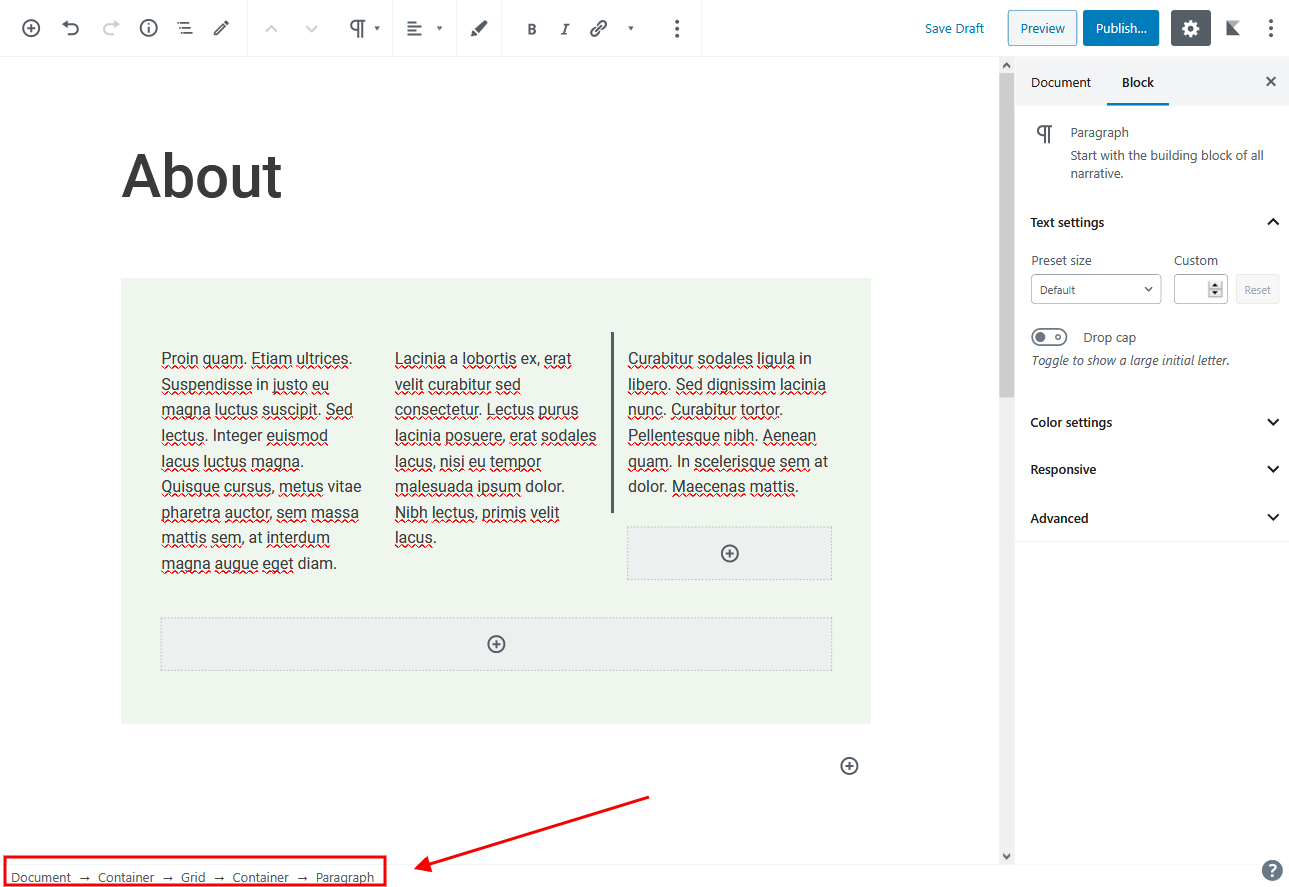 Quick Tip Breadcrumb Bar for WordPress Block Navigation Lireo Designs
